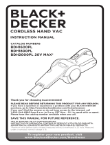 Black & Decker BDH1600PL Manual de usuario