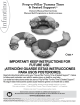 Infantino Prop-A-Pillar Tummy Time & Seated Support Green Manual de usuario