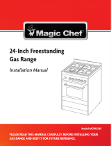 Magic Chef MCSRG24S Guía de instalación