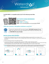 Waterdrop WDS-RPWF-2 Manual de usuario