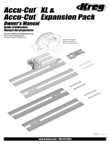 Kreg Accu-Cut Expansion Pack Manual de usuario