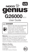 NOCO G26000 Guía del usuario
