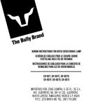 Bully CR007D Manual de usuario