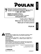 Poulan Pro PRB26 El manual del propietario