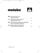 Metabo Sb e 600 R+L Instrucciones de operación