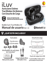 iLuv Bubble gum true wireless air Manual de usuario