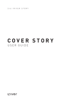 iRiver Cover Story Manual de usuario
