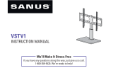 Sanus VSTV1-B1 El manual del propietario