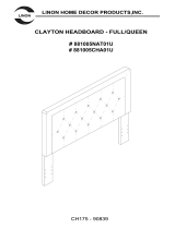 Linon Home Decor 881010CHA01U Instrucciones de operación