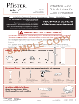 Pfister 016-16DK Guía de instalación