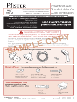Pfister 020-VICC Guía de instalación