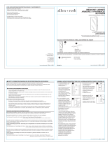 Allen + Roth 6282 Guía de instalación