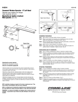 Prime-Line H 3514 Guía de instalación