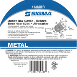 Sigma Electric 14383BR Guía de instalación