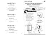 Craftmade 50202-FB Guía de instalación