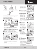 Trex UNIVCOMBOCLIP200 Guía de instalación
