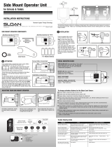 Sloan 0325105 Guía de instalación