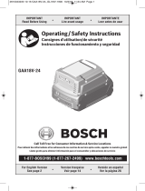 Bosch GAA18V-24N Instrucciones de operación