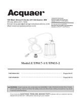 Acquaer UTP033-2 Manual de usuario