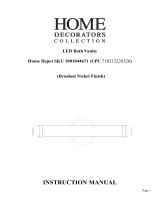 Home Decorators Collection 22832 Instrucciones de operación