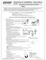 Progress Lighting P2662-01 Instrucciones de operación