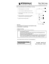 Springdale Lighting SGT16159 Guía de instalación