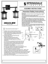 Springdale Lighting 2604/2LMW Guía de instalación