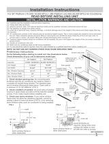 Frigidaire FFRA2822U2 Instrucciones de operación