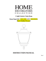 Home Decorators Collection 23454 Instrucciones de operación