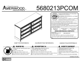 Altra Furniture AMERIWOOD Industries 5680213PCOM Manual de usuario