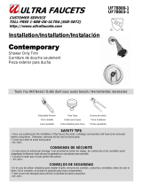 Ultra Faucets 15700875 Guía de instalación