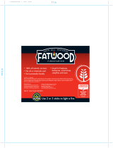 Fatwood 249911 Instrucciones de operación