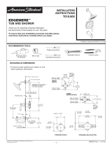 American Standard T018508.002 Guía de instalación