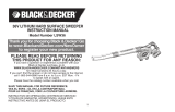 Black & Decker LSWV36 Manual de usuario