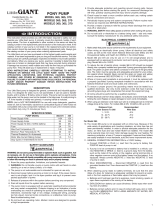 Little GIANT 555113 Instrucciones de operación