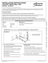 American Standard 2978BWT.368 Guía de instalación