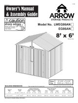 Arrow Storage Products EG86AN Manual de usuario