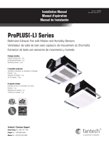 Fantech ProPLUS-L Serie Guía de instalación