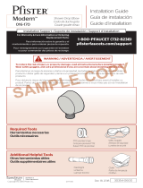 Pfister 016-170K Guía de instalación