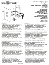 Commercial Electric 5106-LA-BK/RD Instrucciones de operación