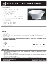 DECOLAV 1435-CWH Manual de usuario