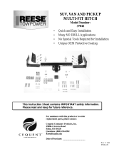 Reese Towpower 37042 Instrucciones de operación