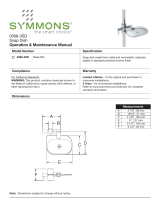 Symmons 0368-3SD Guía de instalación