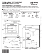 American Standard 1203004.020 Manual de usuario