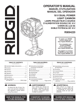 RIDGID R8694220B Manual de usuario