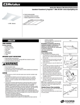 Metalux 24LCRL4040C Guía de instalación