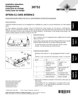 Mettler Toledo OPTION 013 Guía de instalación