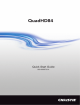 Christie QuadHD84 Manual de usuario