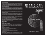Orion XTR57.2 El manual del propietario