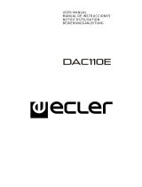 Ecler DAC110E Manual de usuario